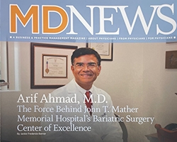 Dr. Ahmad featured in MD News